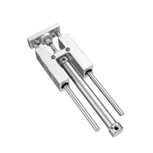 가이드 브라켓 장착된 실린더 SC80X100 합금 에어 MIM12X100 고정대 FMIM12X100S