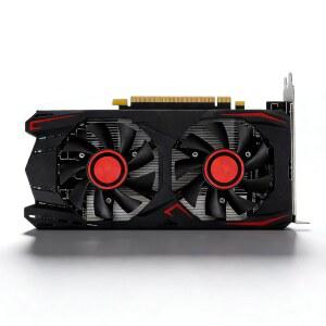 Dpofirs 550TI 6GB 그래픽 카드 GDDR5 192BIT PCIE 2.0 16X 게이밍 비디오 듀얼 쿨링 팬 DVI VGA HD 멀티미디어 인터페이스 지원