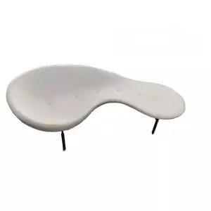 완두콩 모양 소파 카페 사이즈 섬유 라운지 곡선