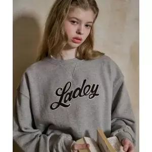 꼼파뇨 STUDIO LADEY 아플리케 스웨트셔츠 그레이