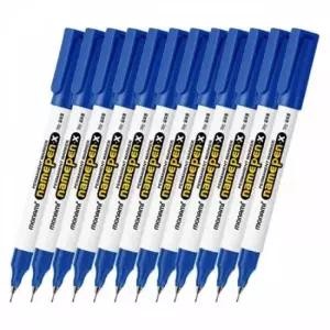 [문구/오피스] 모나미 네임펜X 청색 12 자루 0.4mm