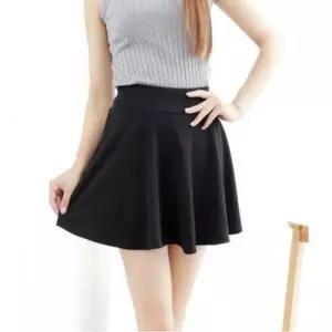 [SBD] 안감속바지 여성 숏플레어스커트 블랙 치마바지스커트