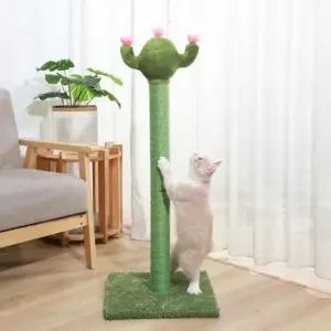 [반려] 멍냥이랑 스크래쳐 선인장 고양이 수직