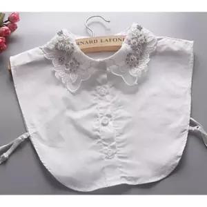 패션아이템 큐빅레이스 넥카라 넥케이프 셔츠 이너카라 레이어드