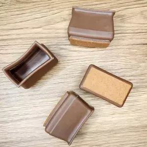 [하프클럽/알티피아]실리콘의자 갈색 중형 실리콘의자캡 직사각 형