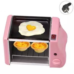 다기능 미니 전기 베이킹 베이커리 로스트 오븐 그릴 계란 후라이 오믈렛 프라이팬 아침 식사 기계 빵