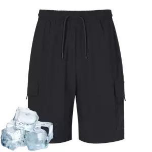 1+1 남자 버팔로 쿨 카고 밴딩 스판 반바지 DD-PTH-618