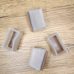 [하프클럽/알티피아]투명 투명의자캡 실리콘의자캡 반투명 직사각 형 중형