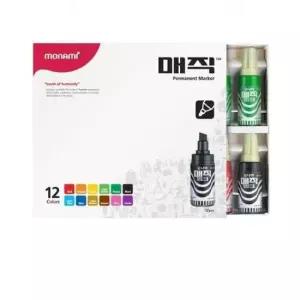 [문구/오피스] 병매직 모나미 문구 글씨 세트 12색 알림 홍보 대자보