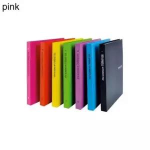 [문구/오피스] 40매 클리어화일 분홍색 합지 6134 1개 A4