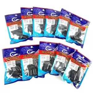 S세정 ECO 블랙 폭탄추 다운샷봉돌 낚시싱커 봉돌에기 폭탄추