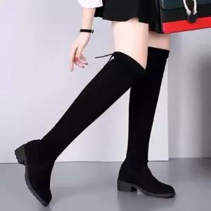 여자롱부츠 부츠 가을부츠 롱부츠 로우힐워커 미들힐 의류