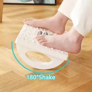 새로운 휴대용 책상 아래 발받침대 인체공학적 발 스툴 마사지 롤러 가정 및 사무실용