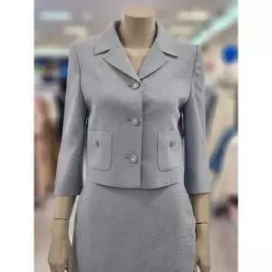 [숲]SOUP 여성 싱글 칠부 소매 크롭 자켓 SB4JK86 (34574576)