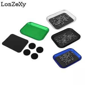 RC 수리 도구 비행기 자동차 보트 크롤러 축 SCX0 D90 D0 모델 대 한 알루미늄 합금 자기 나사 트레이