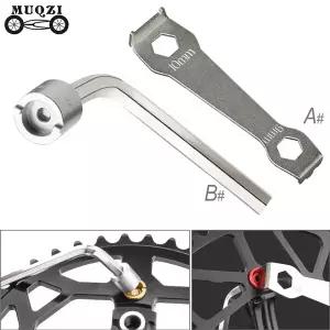 호환  MUQZI 자전거 체인링 볼트 너트 렌치 체인링 나사 제거 설치 도구 M로드 자전거 체인휠 플레이트 볼
