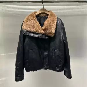 양털탕코트 이드 자켓 울 코트 양털 겨울 후드 여성