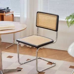 북유럽 거실 의자 식당 자연 등나무 등받이 스타일 레저 홈 카페