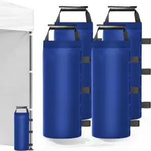 캐노피 웨이트용 112파운드 모래주머니 손잡이가 달린 헤비 듀티 4팩 누수 방지 옥스포드 천 해변 우산용