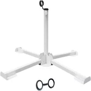 접이식 휴대용 비치 우산 스탠드 파티오 베이스 홀더 야외 선쉐이드 앵커 사이즈 플러스 도톰함 무청색