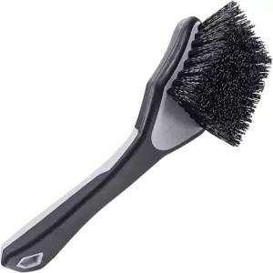 바이킹 타이어 브러시 로우 프로파일 장착된 차량용 스크럽 자동차 디테일링 키트용 검은색 브리스틀이