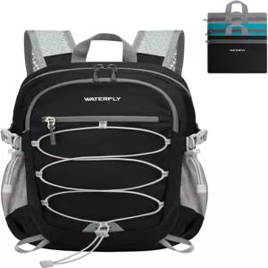 워터플라이 소형 경량 패커블 백팩 15L 미니 초경량 접이식 여행 데이팩 통기성 어깨끈 포함 여성용 야외