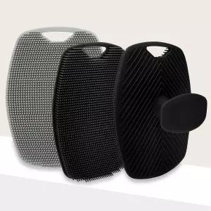 엑스 폴리 에이 팅 실리콘 브러시 클렌저 미끄럼 방지 핸들 바디 스크러버는 를 청소하고 마사지 욕실