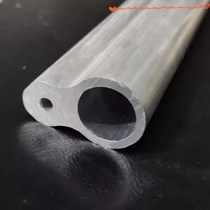 이중 구멍 조롱박 모양의 알루미늄 합금 파이프 8 튜브 바 DIY 재료