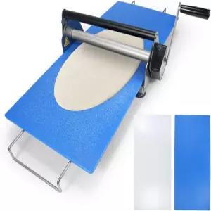 도우 시터 12인치 2개의 롤링 보드가 있는 접이식 머신 롤러 스테인리스 스틸 두께 조절 가능