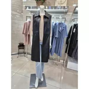 세이브존05 칼라넥 양가죽 롱베스트 P253F318 (40734643)