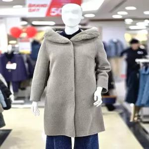 [벨리시앙]벨리시앙 세이브존04 밍크후드라쿤울 코트 LC4403 (43190109)