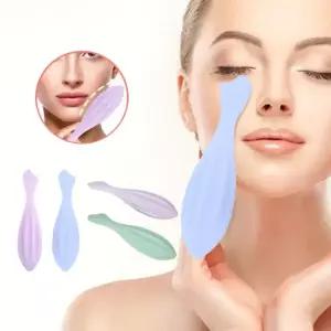 얼굴과 눈을 위한 페이스 롤러 스킨 케어 도구 Gua Sha 마사지 실리콘