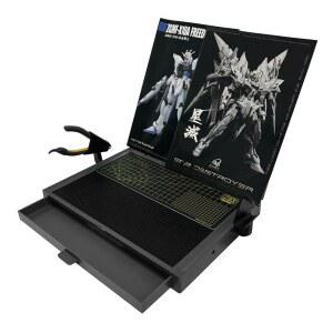 MWK-18 모델 조립 건담 모델 키트테이블 베이직 휴대용 모델 빌딩 조립 절단 작업대 이동식 서랍이 있는 작업대 듀얼 크래프트 컷 매트 보관용 이지 폴드