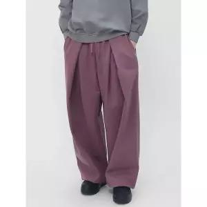 [하프클럽/스콰즈]스콰즈 남자 합포 벌룬팬츠 핀턱 밴딩 트레이닝바지 SCONP001