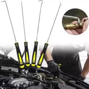 4개입 픽앤훅 세트 자동차 오일씰/O링 씰 켓 훅 풀러 제거기 어 스톤 클리닝 정비 도구