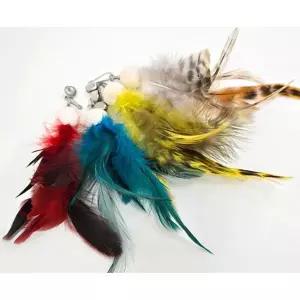 [하프클럽/알티피아]고양이 고리형 깃털 낚시대 리필용 컬러 1P 사냥놀이