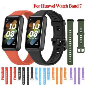 화웨이 워치 밴드 7 용 실리콘 스트랩, 스마트 교체 시계 밴드, 팔찌 액세서리