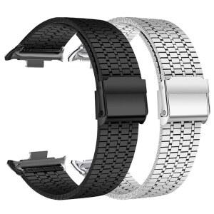 Xiaomi 스마트 밴드 용 스트랩 8 Pro 9 팔찌 Redmi Watch 4 금속 스테인레스 스틸 시계 Mi Band 액세서리