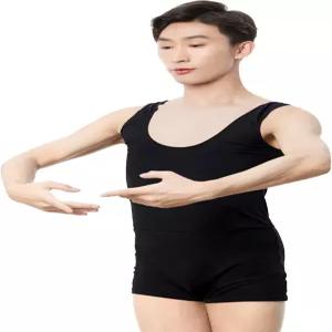 체조 댄스 발레를 위한 데이댄스 틴 보이 남자 탱크 레오타드