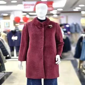 [벨리시앙]벨리시앙 세이브존04 수입알파카 밍크  하이넥   코트 LC1402 (4319011