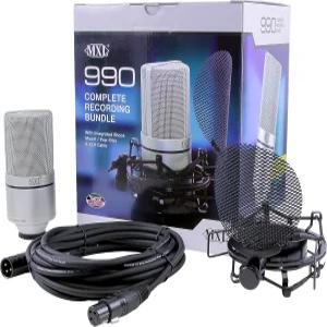 MXL 990 업계에서 가장 획기적인 대형 다이어프램 콘덴서 마이크 완성