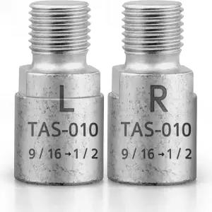 하이켄츄어 자전거 페달 어댑터 9인치/16인치에서 1인치/2인치 크롬 몰리브덴 스틸페어