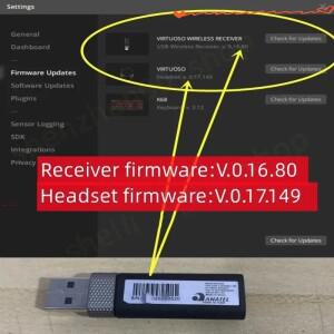 커세어 블랙용 USB 리시버 동글 어댑터 무선 헤드셋 VIRTUOSO