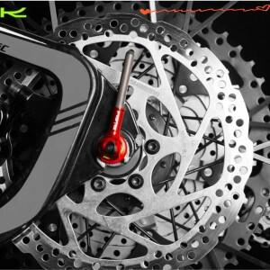 내구성이 뛰어난 TC4 티타늄 합금 자전거 퀵 릴리스 스큐어 초경량 QR 허브 레버 액슬 로드