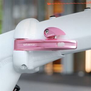 Litepro 접이식 자전거 클램프 힌지 레버 핸들 Dahon/fnhon 용 알루미늄 합금 프레임 고정 장치