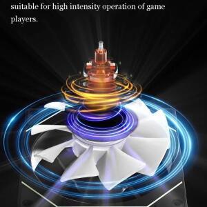 LDPCSJ 프리즘 4RS 12cm ARGB 4핀 PWM 저소음 쿨링 컴퓨터 케이스 팬 고풍량 12V