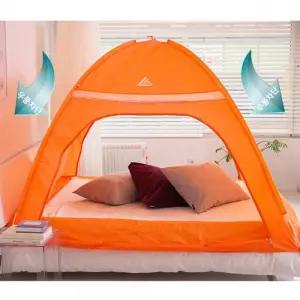 겨울 방한텐트 양문형 원터치 난방텐트 3-4인용