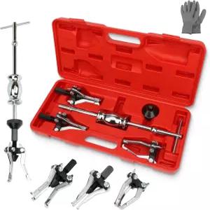 ReluxGo 3 턱 기어 베어링 슬라이드 해머 풀러 세트 당기는 범용 내부 및 외부 풀리