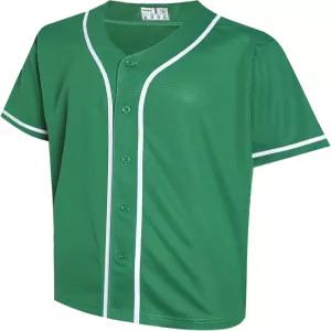 가비피 남성 플레인 야구 유니폼 캐주얼 버튼 다운 셔츠 반팔 스포츠