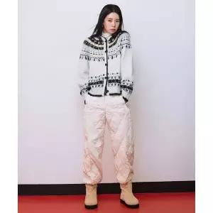 더엣지 THEATG 25FW 퀼팅 커브드 팬츠